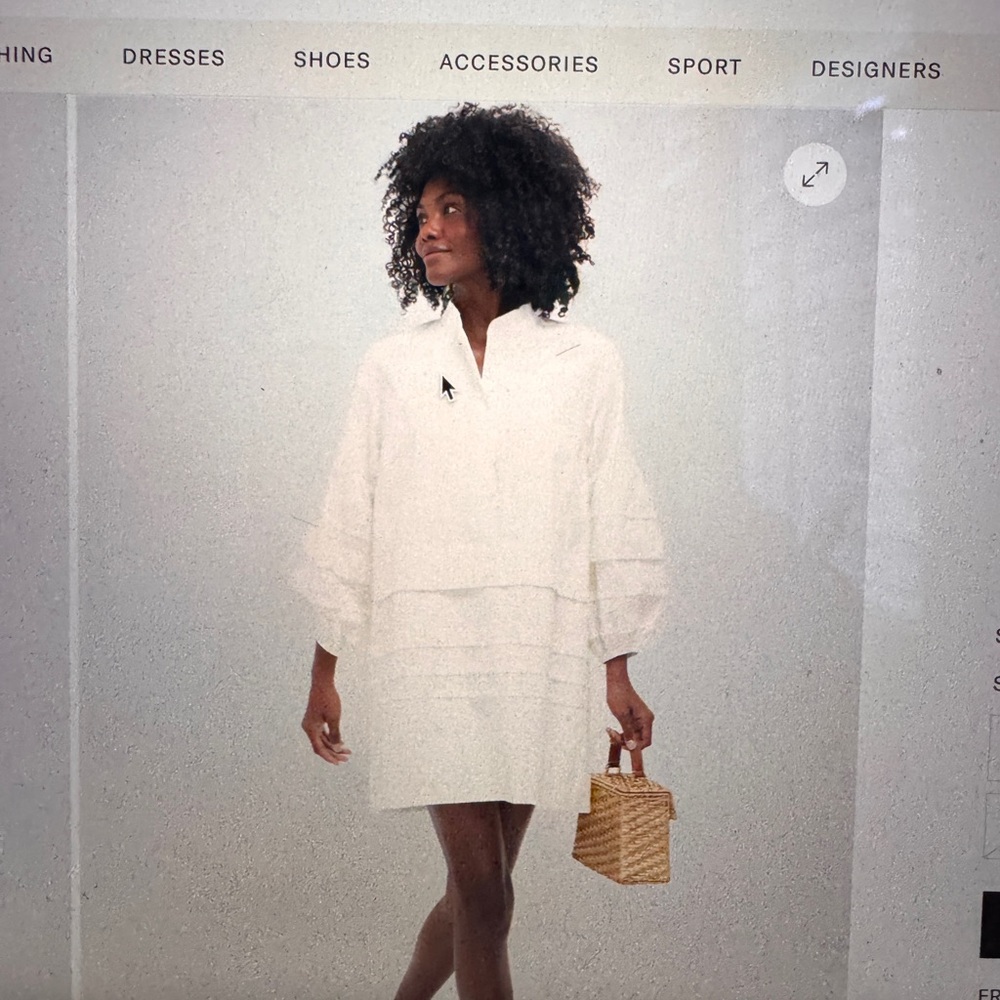 Pomander Place White Mini Dress